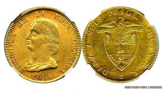 Republic of New Granada coin