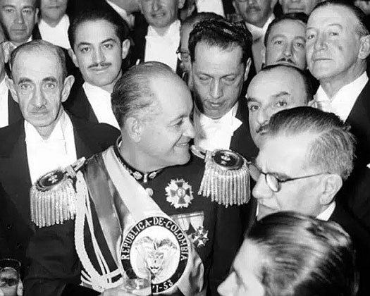 Gustavo Rojas Pinilla of Colombia