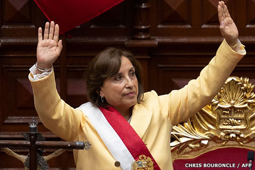 President Dina Boluarte of Peru