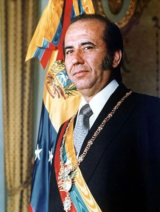 Venezuela's President Carlos Andres Perez