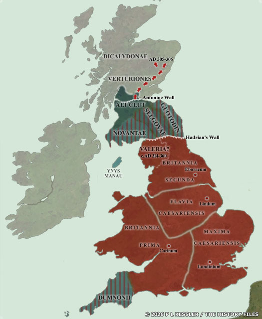Sequential Maps of Roman Britain AD 43-425