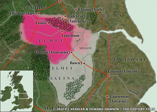 Map of Elmet
