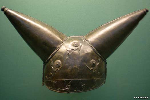 Celtic horned helmet
