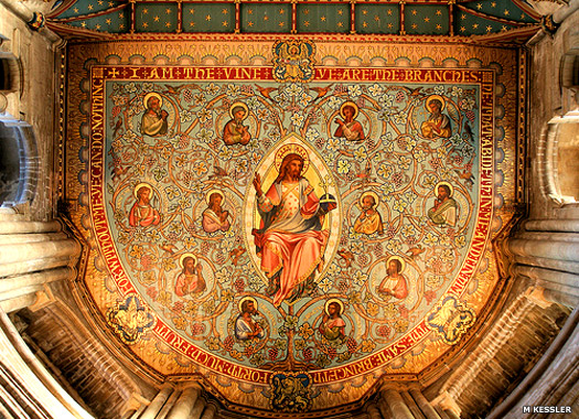 Apse ceiling of Peterborough Cathedral