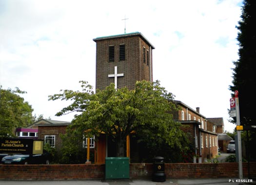 St Anne's Parish Church, Higham Park, Walthamstow, East London