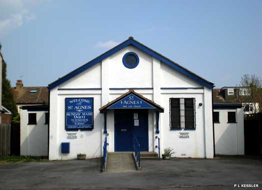 St Agnes Hall & Church, Romford, Havering, East London
