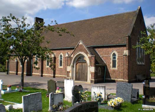London Road Cemetery Chapel, Colliers Wood, Mitcham, South London