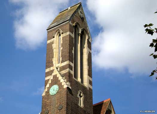 The Parish Church of St Barnabas, Colliers Wood, Mitcham, South London