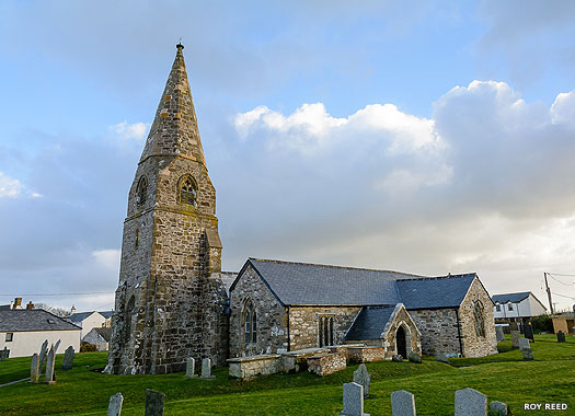 The Church of St Cubertus, Cubert, Cornwall
