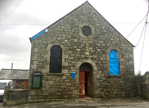 Fraddon Bible Christian Chapel, Melrose Terrace, Fraddon, Cornwall