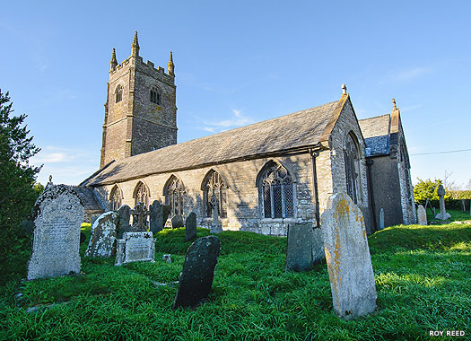Church of St Ildiendra, Lansallos, Cornwall