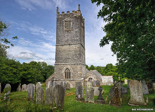 Church of St Lantys or St Wyllow, Lanteglos-by-Fowey, Cornwall