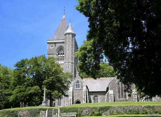 The Church of St Michael Penkivel, Carrick, Cornwall