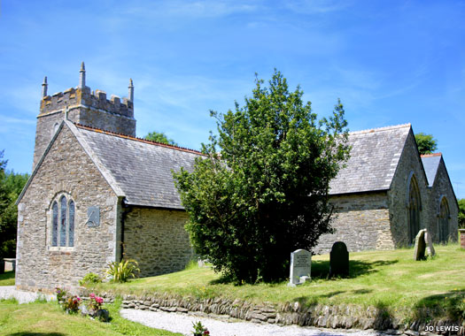 Church of St Rumon, Ruan Lanihorne, Carrick, Cornwall