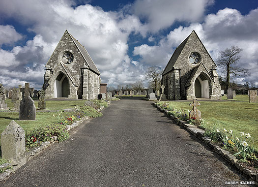 St Columb Major Cemetery Chapels, St Columb Major, Restormel, Cornwall