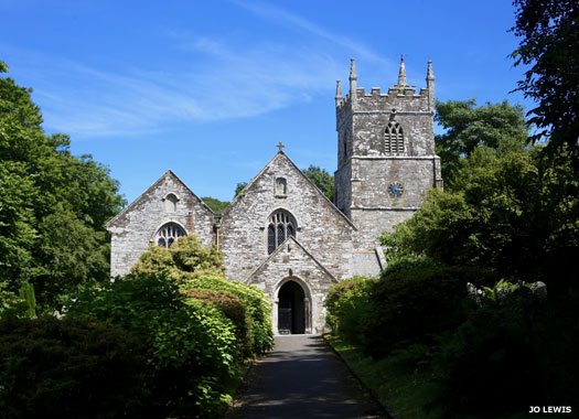 Church of St Symphorium, Veryan, Cornwall