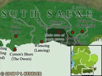 Map of Cissa's kingdom
