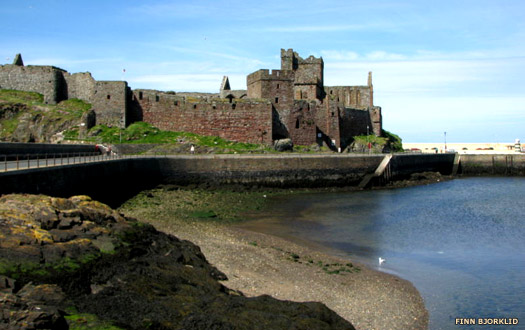 Peel Castle on the Isle of Man