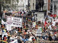 Teachers' strike in London