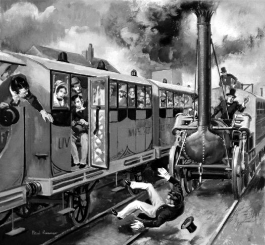 Railway accident 1830