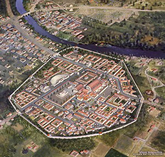 Roman Aquae Sullis (modern Bath)