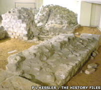 Roman Londinium wall remains