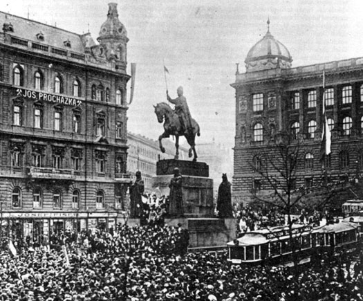 Prague in October 1918