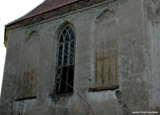 The sealed windows of Paluküla Church