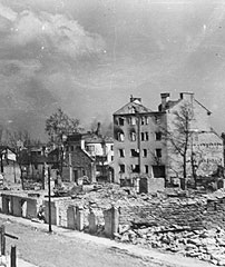 Bomb damage to Tallinn in 1944
