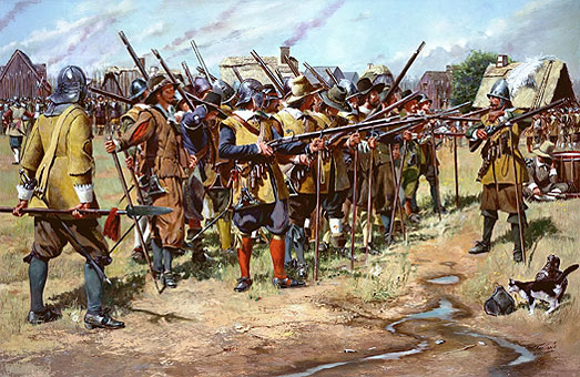 French troops during the Thirty Years War