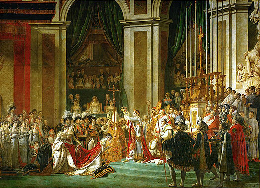 Napoleon Bonaparte cornwed king of Italy in 1805