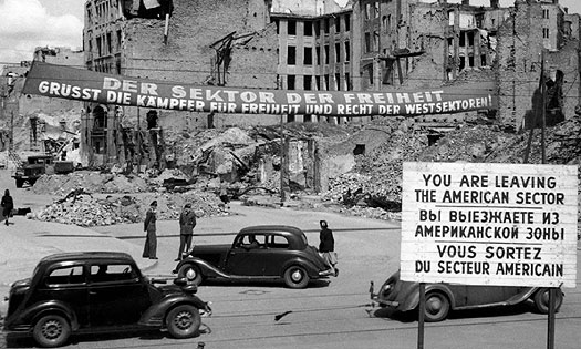 Post-war Berlin ruins