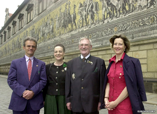 Prince Maria Emanuel and Alexander of Saxe-Gessaphe of Saxony