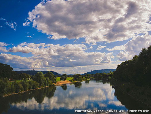 River Weser in Germany