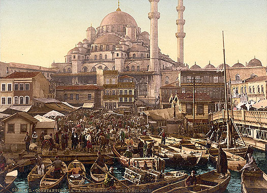 Postcard of Constantinople around 1900