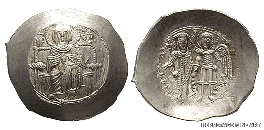 Emperor Isaac II Angelus coin