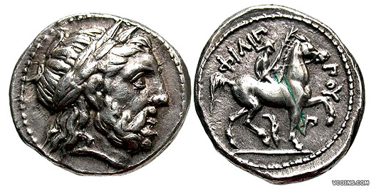 Coin issued by Cassander of Macedonia