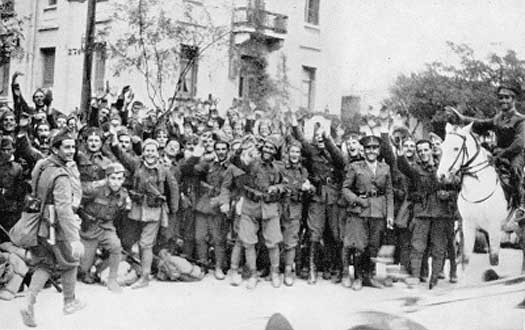 Greek troops in World War II