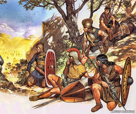 Carpetani warriors