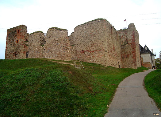 Bauskas Castle in Courland