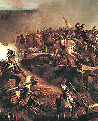 French troops at Borodino in 1812