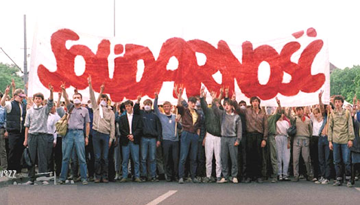 The Solidarity movement in Poland