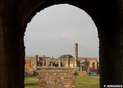 The Forum can be accessed via an archway