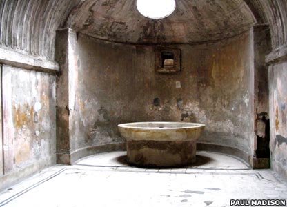 The Forum Baths were excavated in 1823