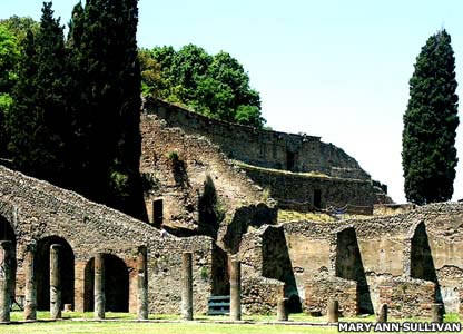 Tacitus reports on the violence which erupted in Pompeii
