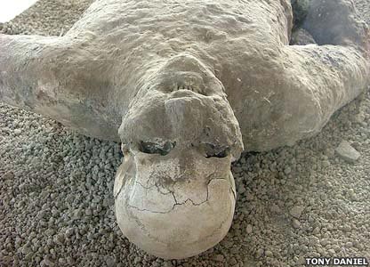 Not to be forgotten are the human victims of Vesuvius' eruption