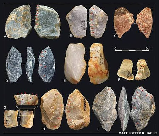 Tools of the Notches and Denticulated Technocomplex in the early Iberian Mesolithic