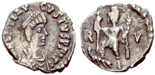 Half-Siliqua of Romulus Augustus