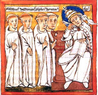 Pope Gregory instructs St Augustine