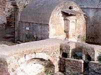 Brick-built cemetery near Rome